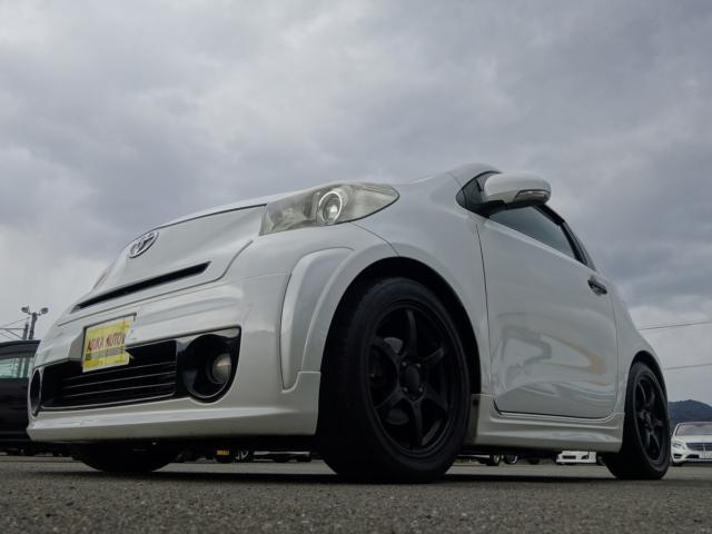 ｉＱ １００Ｇ　レザーパッケージ　ＭＯＤＥＬＬＩＳＴＡエアロ　ＲＡＹＳ１６ＡＷ　ＢＬＩＴＺ車高調　純正ＣＤコンポ　ＥＴＣ　スマートキー　ローダウン　ＨＩＤ（42枚目）