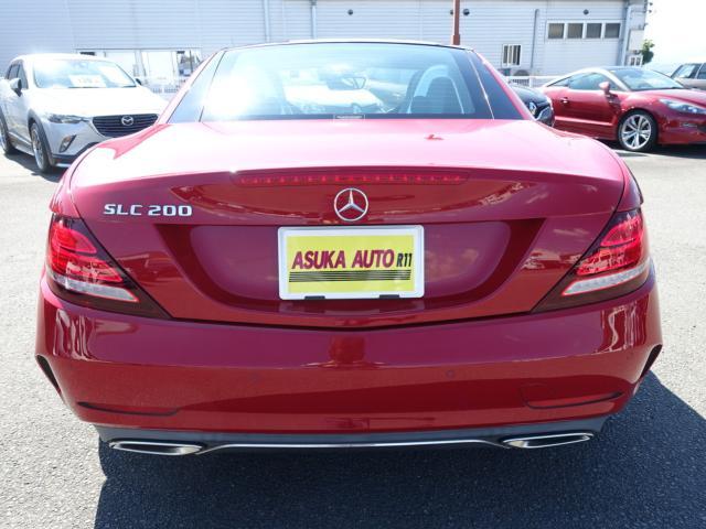 ＳＬＣ ＳＬＣ２００　スポーツ　走行距離３６６００ｋｍ　マジックスカイコントロール　ＡＭＧスタイリングパッケージ　黒本革パワーシート　バリオルーフ　１８ＡＷ　レーダーセイフティパッケージ　ナビ　ＴＶ　Ｂｌｕｅｔｏｏｔｈ接続（7枚目）