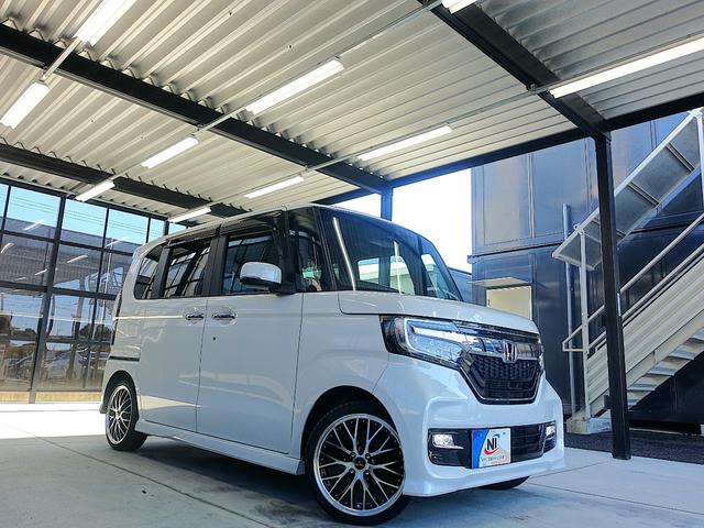 Ｎ－ＢＯＸカスタム Ｇ・Ｌターボホンダセンシング　新品１６ＡＷ・新品タイヤ・ハーフレザー・ＬＥＤフォグ・ＬＥＤヘッドランプ・両側パワースライドドア・純正８型ナビ・ブルートゥース・フルセグＴＶ・ＥＴＣ・ドライブレコーダー・パドルシフト・リアサンシェード（11枚目）