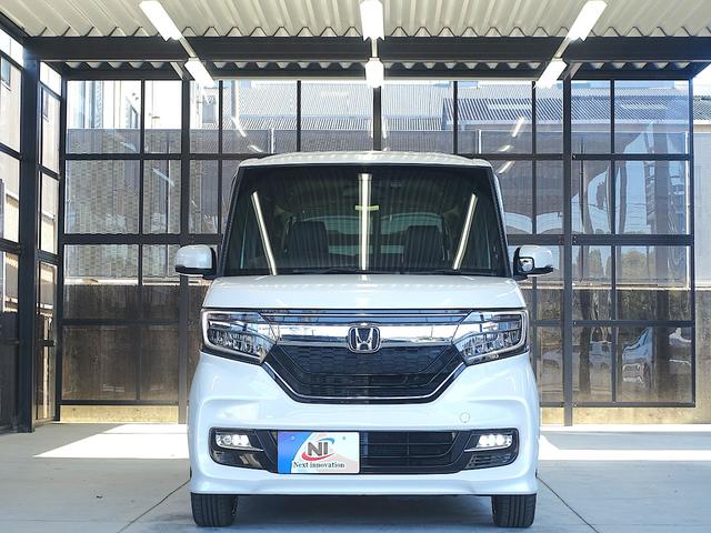 Ｎ－ＢＯＸカスタム Ｇ・Ｌターボホンダセンシング　新品１６ＡＷ・新品タイヤ・ハーフレザー・ＬＥＤフォグ・ＬＥＤヘッドランプ・両側パワースライドドア・純正８型ナビ・ブルートゥース・フルセグＴＶ・ＥＴＣ・ドライブレコーダー・パドルシフト・リアサンシェード（42枚目）