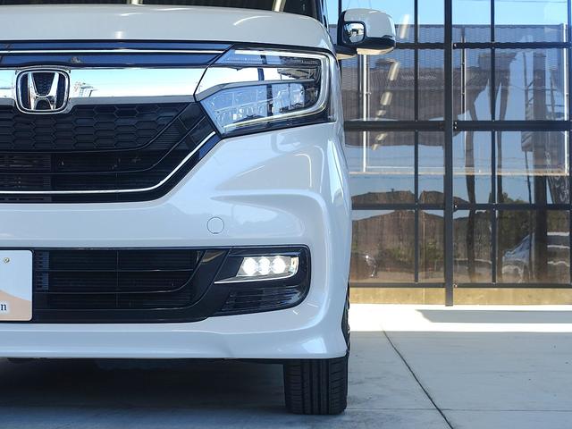 Ｎ－ＢＯＸカスタム Ｇ・Ｌターボホンダセンシング　新品１６ＡＷ・新品タイヤ・ハーフレザー・ＬＥＤフォグ・ＬＥＤヘッドランプ・両側パワースライドドア・純正８型ナビ・ブルートゥース・フルセグＴＶ・ＥＴＣ・ドライブレコーダー・パドルシフト・リアサンシェード（44枚目）