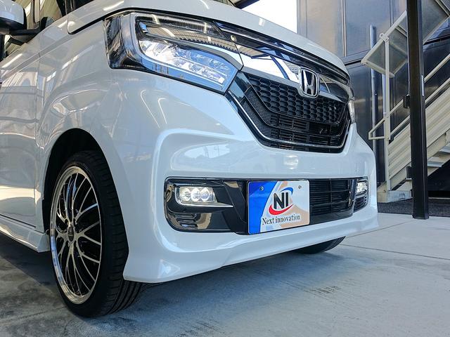 Ｎ－ＢＯＸカスタム Ｇ・Ｌターボホンダセンシング　新品１６ＡＷ・新品タイヤ・ハーフレザー・ＬＥＤフォグ・ＬＥＤヘッドランプ・両側パワースライドドア・純正８型ナビ・ブルートゥース・フルセグＴＶ・ＥＴＣ・ドライブレコーダー・パドルシフト・リアサンシェード（54枚目）