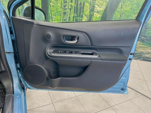 アクア Gブラックソフトレザーセレクション 純正SDナビ バックカメラ 禁煙車 スマートキー LEDヘッド ETC オートライト オートエアコン 純正15インチアルミ Bluetooth CD DVD再生 フルセグ(32枚目)