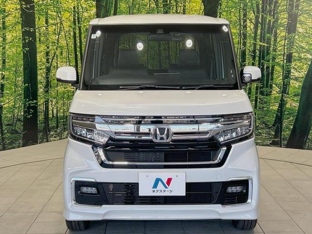 Ｎ－ＢＯＸカスタム Ｌターボ　両側電動スライドドア　ＳＤナビ　バックカメラ　ホンダセンシング　レーダークルーズ　禁煙車　ドラレコ　コーナーセンサー　スマートキー　ＬＥＤヘッド　ビルトインＥＴＣ　オートハイビーム　車線逸脱警報（14枚目）