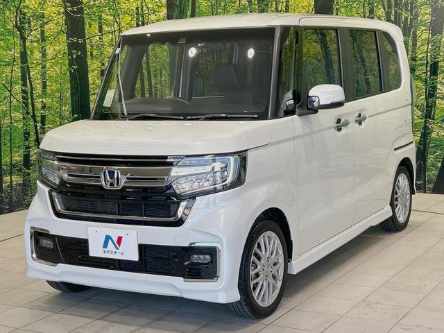 Ｎ－ＢＯＸカスタム Ｌターボ　両側電動スライドドア　ＳＤナビ　バックカメラ　ホンダセンシング　レーダークルーズ　禁煙車　ドラレコ　コーナーセンサー　スマートキー　ＬＥＤヘッド　ビルトインＥＴＣ　オートハイビーム　車線逸脱警報（52枚目）