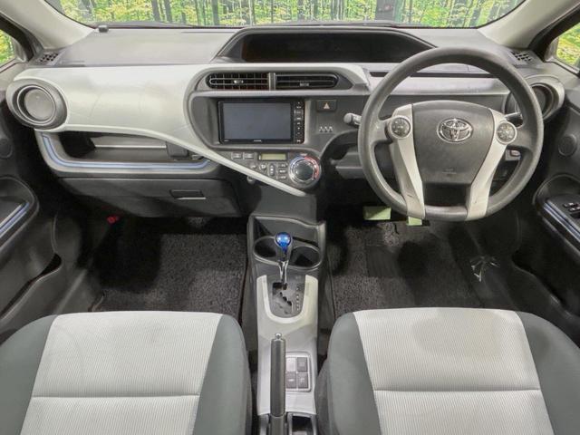 アクア S アルパイン製SDナビ バックカメラ 禁煙車 ドラレコ スマートキー ETC オートライト オートエアコン Bluetooth CD DVD再生 フルセグ 電動格納ミラー プライバシーガラス(2枚目)