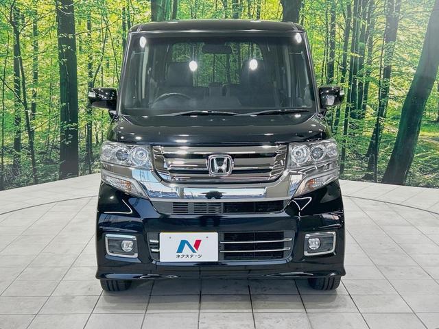 N-BOXカスタム G・ターボLパッケージ 両側電動ドア SDナビ バックカメラ 禁煙車 ハーフレザーシート スマートキー HIDヘッド ETC クルコン オートライト オートエアコン Bluetooth CD DVD再生 フルセグ(14枚目)
