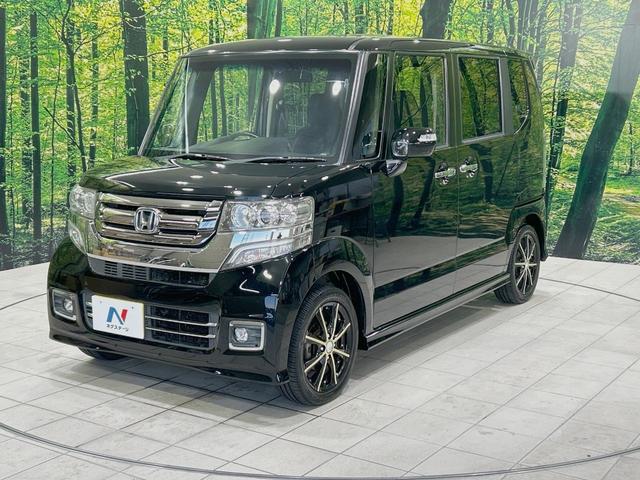 N-BOXカスタム G・ターボLパッケージ 両側電動ドア SDナビ バックカメラ 禁煙車 ハーフレザーシート スマートキー HIDヘッド ETC クルコン オートライト オートエアコン Bluetooth CD DVD再生 フルセグ(39枚目)