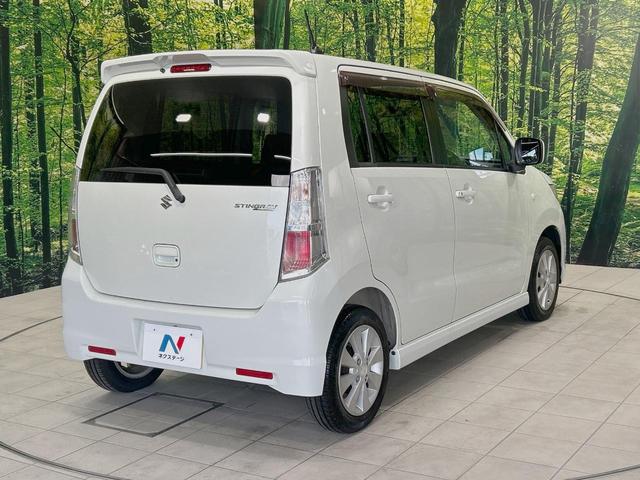 ワゴンRスティングレー X SDナビ 禁煙車 スマートキー HIDヘッド ETC オートエアコン 純正14インチアルミ CD 地デジ フロントフォグ 電動格納ミラー パワーウィンドウ ドアバイザー プライバシーガラス(17枚目)