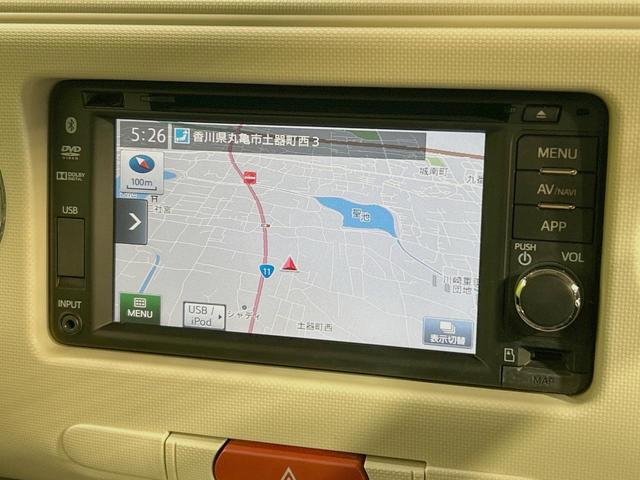 ミラココア ココアプラスＸスマートセレクションＳＮ　純正ＳＤナビ　バックカメラ　禁煙車　スマートキー　ＬＥＤヘッド　ＥＴＣ　オートエアコン　ＣＤ　ＤＶＤ再生　地デジ　アイドリングストップ　アームレスト　ドアバイザー　フロアマット　プライバシーガラス（3枚目）