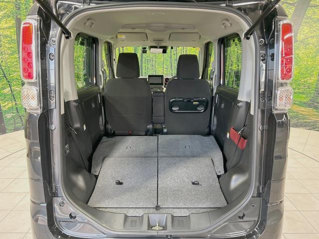 普段のお買い物や通勤、送迎等に十分な荷室スペースを確保しております。セカンドシートを倒すと、大きな荷物の積載も可能です♪