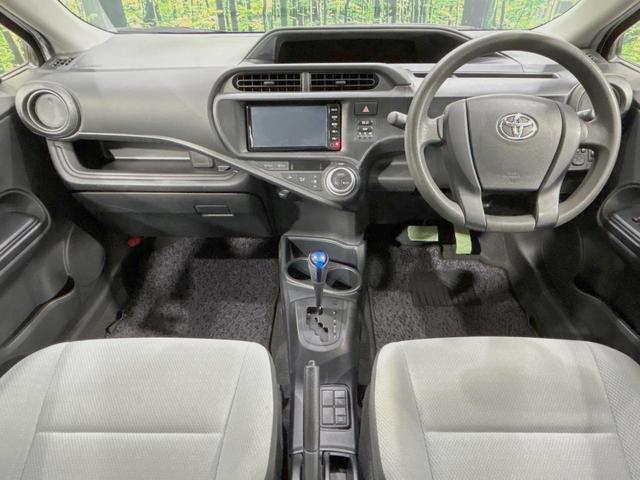 アクア L 純正SDナビ 禁煙車 ETC オートエアコン Bluetooth CD 地デジ フロアマット ドアバイザー 電動格納ミラー(2枚目)