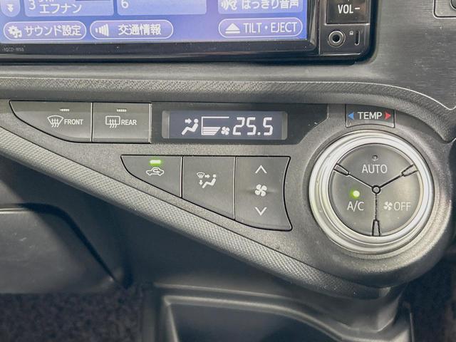 アクア L 純正SDナビ 禁煙車 ETC オートエアコン Bluetooth CD 地デジ フロアマット ドアバイザー 電動格納ミラー(6枚目)