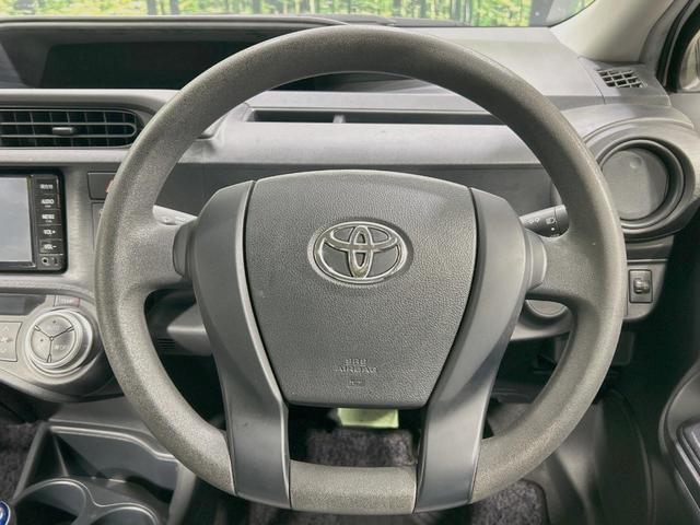 アクア L 純正SDナビ 禁煙車 ETC オートエアコン Bluetooth CD 地デジ フロアマット ドアバイザー 電動格納ミラー(11枚目)