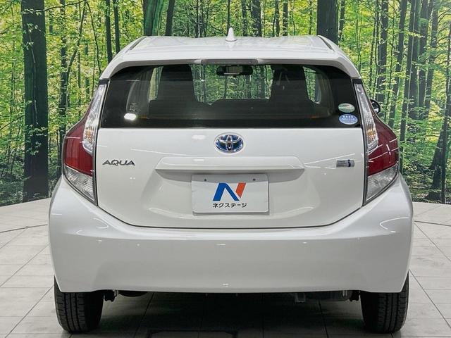 アクア L 純正SDナビ 禁煙車 ETC オートエアコン Bluetooth CD 地デジ フロアマット ドアバイザー 電動格納ミラー(15枚目)