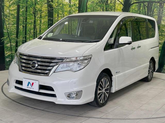 セレナ ハイウェイスターS-HVアドバンスドセーフティパック 禁煙車 純正8型ナビ 全周囲カメラ 後席モニター 衝突軽減装置 車線逸脱警報 クルコン 両側電動ドア クリアランスソナー LEDヘッド ETC 純正16インチアルミ スマートキー アイドリングストップ(21枚目)