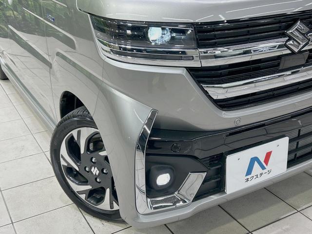 スペーシアカスタム ハイブリッドＸＳターボ　両側電動ドア　９型フローティングナビ　バックカメラ　衝突被害軽減システム　レーダークルーズ　禁煙車　ハーフレザーシート　ドラレコ　コーナーセンサー　スマートキー　ＬＥＤヘッド　純正１５インチアルミ（12枚目）