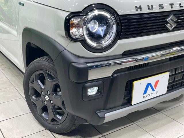 ハスラー タフワイルド 衝突被害軽減システム レーダークルーズ 禁煙車 コーナーセンサー スマートキー LEDヘッド ルーフレール 車線逸脱警報 オートライト オートエアコン 純正15インチアルミ LEDフォグ(12枚目)