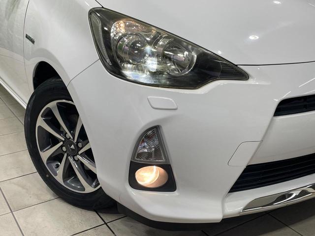 アクア G 禁煙車 SDナビ LEDヘッド バックカメラ モデリスタ16インチアルミホイール スマートキー オートエアコン オートライト 電動格納ミラー(13枚目)