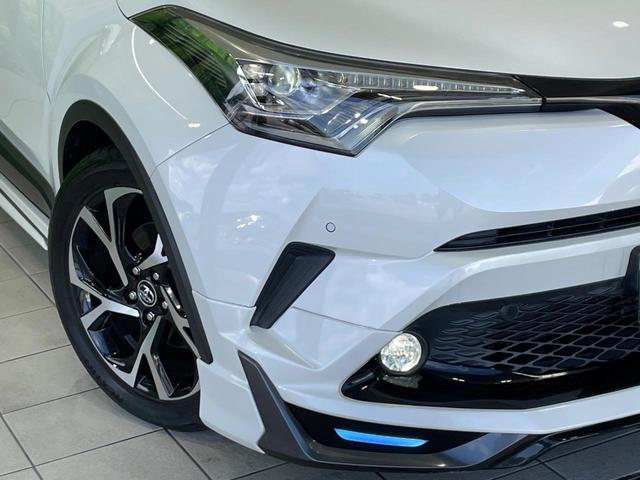 C-HR G 禁煙車 モデリスタ シーケンシャル 純正9型ナビ セーフティセンス レーダークルーズ BSM 黒革 シートヒーター クリアランスソナー LEDヘッド バックカメラ ETC 純正18インチアルミ(12枚目)