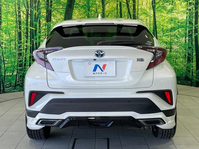 C-HR G 禁煙車 モデリスタ シーケンシャル 純正9型ナビ セーフティセンス レーダークルーズ BSM 黒革 シートヒーター クリアランスソナー LEDヘッド バックカメラ ETC 純正18インチアルミ(15枚目)