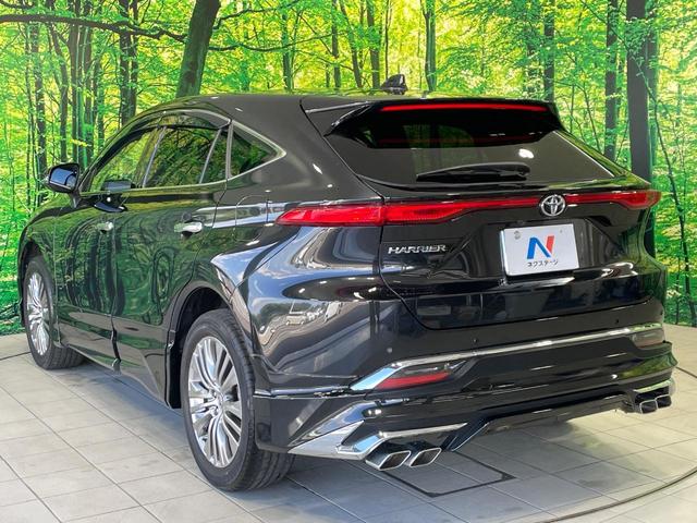 ハリアー Z レザーパッケージ 禁煙車 モデリスタ 12.3型ナビ JBL 全周囲カメラ BSM 衝突軽減 レーダークルーズ 黒革 パワーシート シートメモリー シートエアコン ステアリングヒーター 電動リア クリアランスソナー(25枚目)