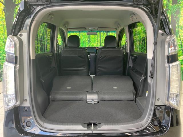 普段のお買い物や通勤、送迎等に十分な荷室スペースを確保しております。セカンドシートを倒すと、大きな荷物の積載も可能です♪