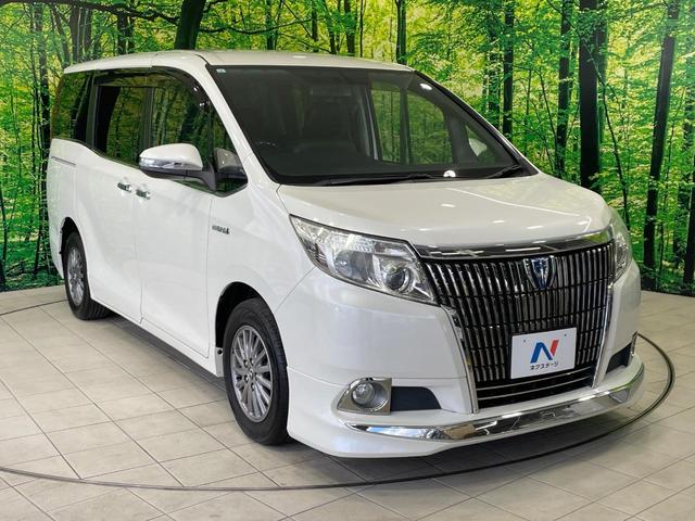 エスクァイア ハイブリッドGi 禁煙車 モデリスタエアロ 純正9型ナビ クルーズコントロール 両側電動ドア 合皮レザー シートヒーター LEDヘッド バックカメラ ETC 純正15インチアルミ スマートキー(16枚目)