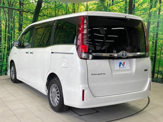エスクァイア ハイブリッドGi 禁煙車 モデリスタエアロ 純正9型ナビ クルーズコントロール 両側電動ドア 合皮レザー シートヒーター LEDヘッド バックカメラ ETC 純正15インチアルミ スマートキー(22枚目)