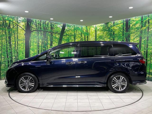 オデッセイハイブリッド ハイブリッドアブソルート・ホンダセンシング 禁煙車 純正9型ナビ 後席モニター ホンダセンシング レーダークルーズ 両側電動ドア ハーフレザー パワーシート LEDヘッド バックカメラ ETC 純正17インチアルミ スマートキー(24枚目)