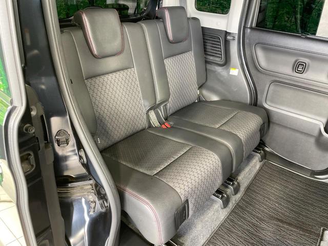 スペーシアカスタム ハイブリッドＸＳ　禁煙車　フローティング９型ナビ　スズキセーフティサポート　両側電動ドア　ハーフレザー　シートヒーター　クリアランスソナー　ＬＥＤヘッド　ＥＴＣ　アイドリングストップ　スマートキー　純正１５インチアルミ（9枚目）