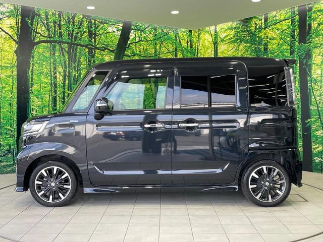 スペーシアカスタム ハイブリッドＸＳ　禁煙車　フローティング９型ナビ　スズキセーフティサポート　両側電動ドア　ハーフレザー　シートヒーター　クリアランスソナー　ＬＥＤヘッド　ＥＴＣ　アイドリングストップ　スマートキー　純正１５インチアルミ（23枚目）