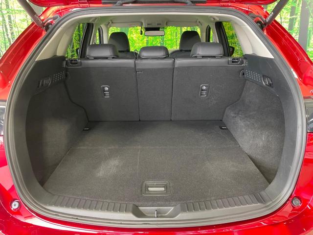 CX-5 XD ブラックトーンエディション 禁煙車 メーカーナビ 全周囲カメラ 衝突軽減 レーダークルーズ HUD ハーフレザー パワーシート シートメモリー ステアリングヒーター 電動リア クリアランスソナー LEDヘッド 純正19インチAW(29枚目)