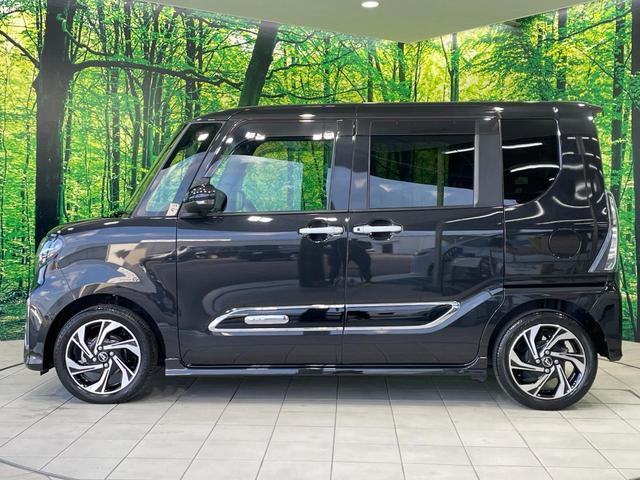 タント カスタムRSスタイルセレクション 禁煙車 SDナビ 衝突軽減 レーダークルーズ 両側電動ドア ハーフレザー シートヒーター クリアランスソナー LEDヘッド バックカメラ ETC 純正15AW スマートキー アイドリングストップ(24枚目)