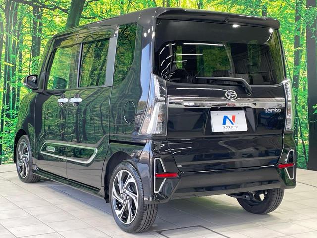 タント カスタムRSスタイルセレクション 禁煙車 SDナビ 衝突軽減 レーダークルーズ 両側電動ドア ハーフレザー シートヒーター クリアランスソナー LEDヘッド バックカメラ ETC 純正15AW スマートキー アイドリングストップ(26枚目)
