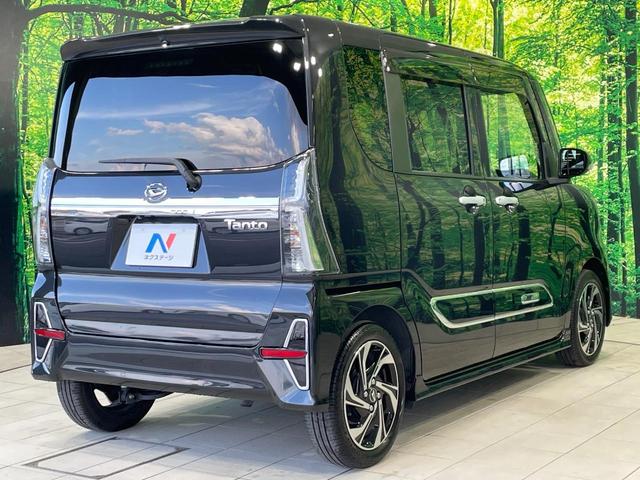 タント カスタムRSスタイルセレクション 禁煙車 SDナビ 衝突軽減 レーダークルーズ 両側電動ドア ハーフレザー シートヒーター クリアランスソナー LEDヘッド バックカメラ ETC 純正15AW スマートキー アイドリングストップ(27枚目)