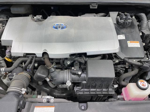 プリウス S 禁煙車 純正SDナビ セーフティセンス レーダークルーズ 車線逸脱警報 LEDヘッド バックカメラ ETC 純正15インチアルミ スマートキー(18枚目)