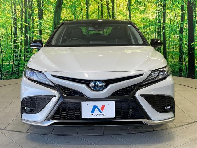 カムリ WS 禁煙車 9型ディスプレイオーディオ JBL セーフティセンス レーダークルーズ BSM ハーフレザー パワーシート クリアランスソナー LEDヘッド バックカメラ ETC 純正18インチAW(17枚目)