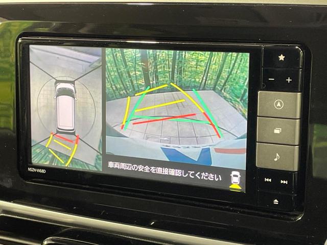 【パノラマモニター】専用のカメラにより、上から見下ろしたような視点で３６０度クルマの周囲を確認することができます☆縦列駐車や幅寄せ時に活躍してくれます♪