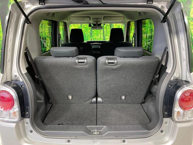 ラゲッジルームは、大容量のスペースを確保。普段のお買い物からレジャーまで、幅広く活躍してくれます！また、リアシートを倒すことでバリエーション豊かにお使いいただけます。