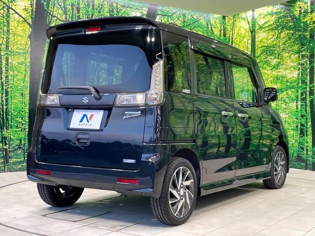 スペーシアカスタム XSターボ 禁煙車 SDナビ デュアルカメラブレーキサポート 車線逸脱警報 両側電動ドア シートヒーター ターボ HIDヘッド ETC スマートキー アイドリングストップ(17枚目)