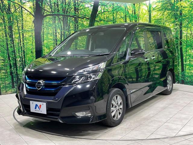 セレナ e-パワー ハイウェイスターV 禁煙車 セーフティA 純正9型ナビ 後席モニター アラウンドビュー 衝突軽減装置 踏み間違い防止アシスト パーキングアシスト クルコン 両側電動ドア LEDヘッド ETC 純正15インチアルミ(23枚目)