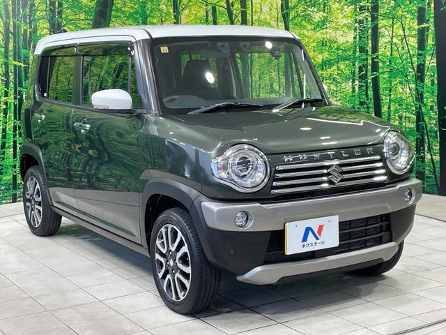ハスラー ＪスタイルＩＩ　禁煙車　純正ナビ　デュアルカメラブレーキサポート　車線逸脱警報　誤発進抑制機能　ハーフレザー　シートヒーター　ＨＩＤヘッド　オートライト　アイドリングストップ　純正１５インチアルミ　スマートキー（17枚目）