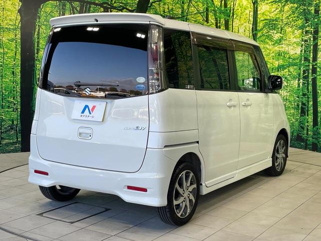 パレットＳＷ ＸＳ　禁煙車　ＳＤナビ　電動スライドドア　ＨＩＤヘッドライト　ＥＴＣ　純正１４インチアルミホイール　スマートキー　オートエアコン　電動格納ミラー（17枚目）