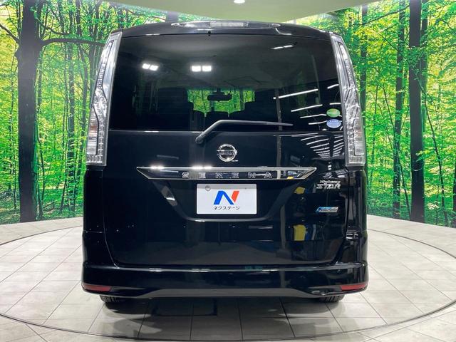 セレナ ハイウェイスター Vセレクション+セーフティ SHV 禁煙車 純正8型ナビ フリップダウンモニター 衝突軽減 車線逸脱警報 クルコン 両側電動ドア LEDヘッド バックカメラ ETC 純正16インチアルミ スマートキー(16枚目)