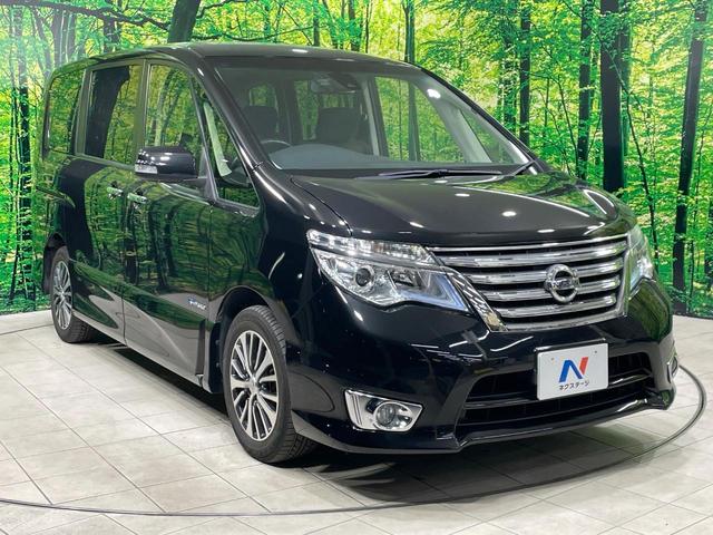 セレナ ハイウェイスター Vセレクション+セーフティ SHV 禁煙車 純正8型ナビ フリップダウンモニター 衝突軽減 車線逸脱警報 クルコン 両側電動ドア LEDヘッド バックカメラ ETC 純正16インチアルミ スマートキー(17枚目)