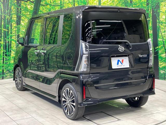 タント カスタムＲＳ　禁煙車　フローティング９型ディスプレイオーディオ　全周囲カメラ　スマートアシスト　両側電動ドア　ハーフレザー　シートヒーター　クリアランスソナー　ターボ　ＬＥＤヘッド　ＥＴＣ　純正１５インチアルミ（25枚目）