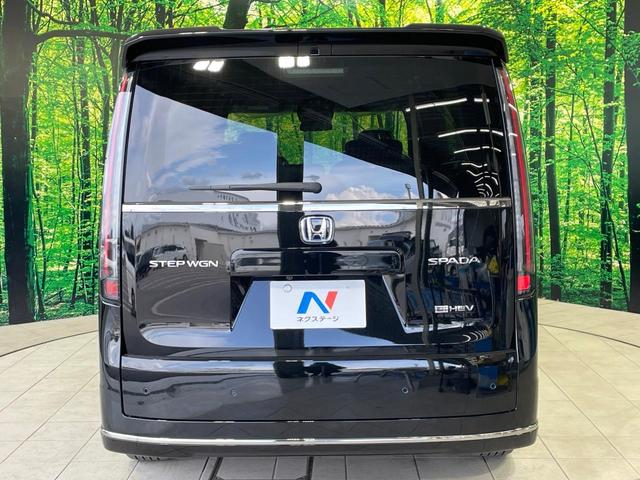 ステップワゴン e:HEVスパーダ 登録済未使用車 ホンダセンシング 全周囲カメラ レーダークルーズ ブラインドスポットモニター 両側電動ドア ハーフレザー シートヒーター 電動リア LEDヘッド 純正16インチアルミ スマートキー(17枚目)
