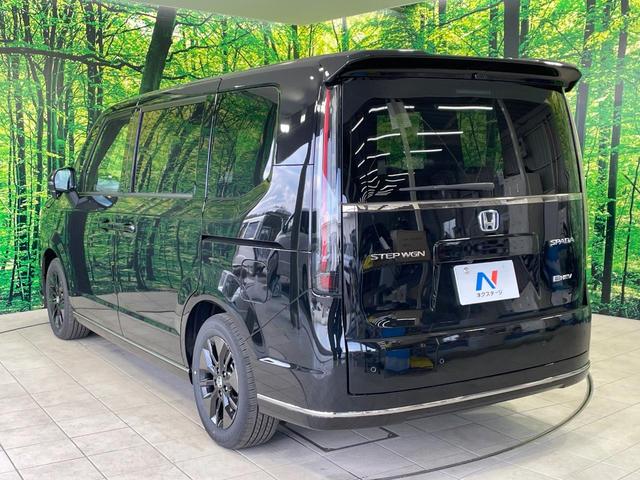 ステップワゴン e:HEVスパーダ 登録済未使用車 ホンダセンシング 全周囲カメラ レーダークルーズ ブラインドスポットモニター 両側電動ドア ハーフレザー シートヒーター 電動リア LEDヘッド 純正16インチアルミ スマートキー(25枚目)
