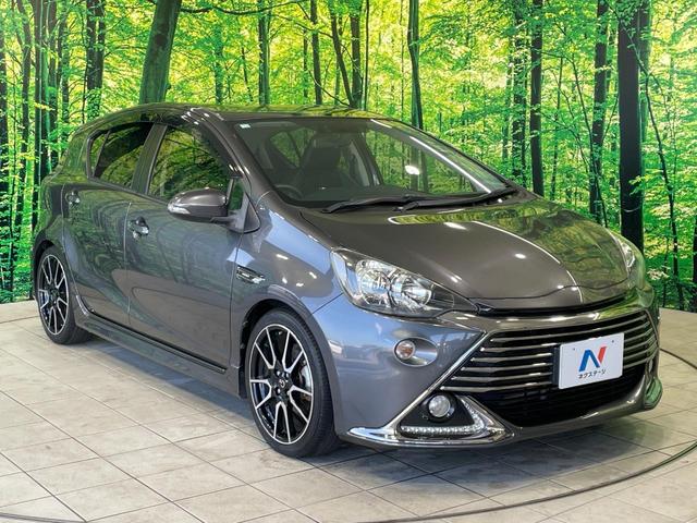 アクア G G’s SDナビ バックカメラ 禁煙車 ハーフレザーシート スマートキー LEDヘッド ETC オートライト オートエアコン Bluetooth フルセグ LEDフォグ(16枚目)